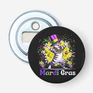 Cats Kitten Kitty Mardi Gras Festival Party Bottle Opener