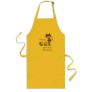 Cats Long Apron
