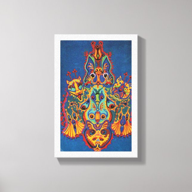 Cats, Louis Wain Canvas Print (Front)