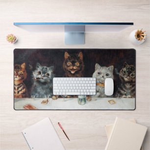 Cats, Louis Wain Desk Mat