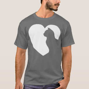Cats lover men women boys girls Mum Lady funny hea T-Shirt