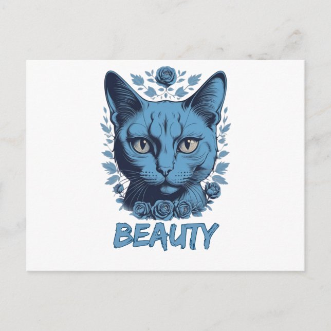 cats lovers beauty of cats postcard (Front)