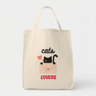cats lovers tote bag