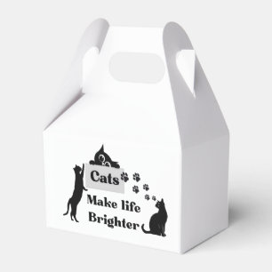 Cats Make Life Brighter – Sweet Cat Lover Inspira Favour Box