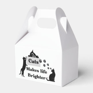 Cats Makes Life Brighter – Sweet Cat Lover Inspira Favour Box
