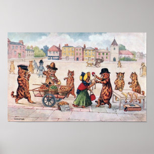 Cats Marketing, Louis Wain Poster