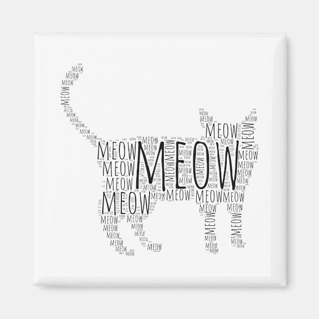 CAT'S MEOW MAGNET (Front)