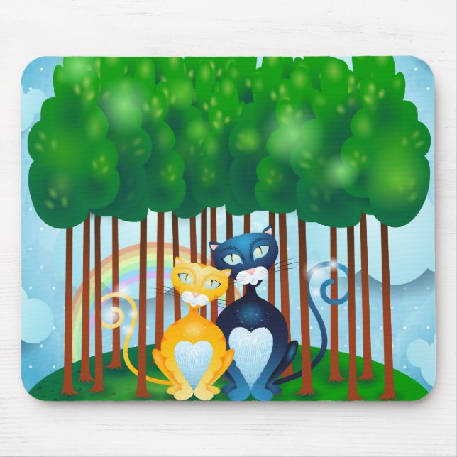 Cats Mouse Pad (Front)