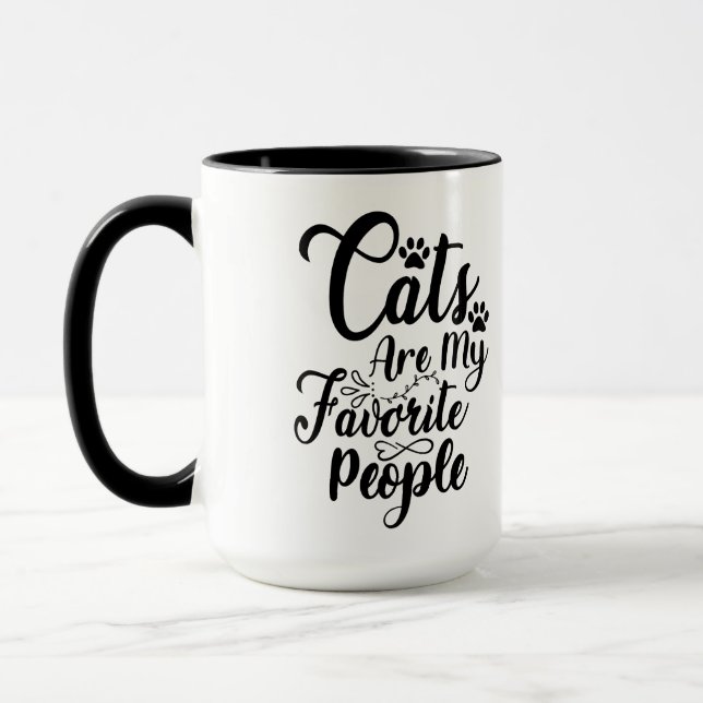 cats my best friend mug (Left)
