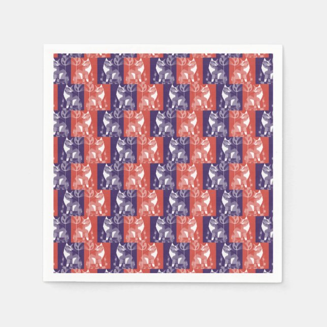 Cats Napkin (Front)