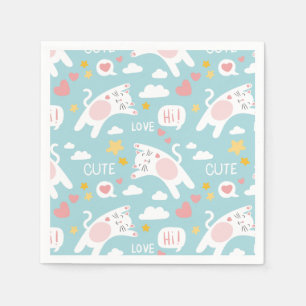 Cats Napkin