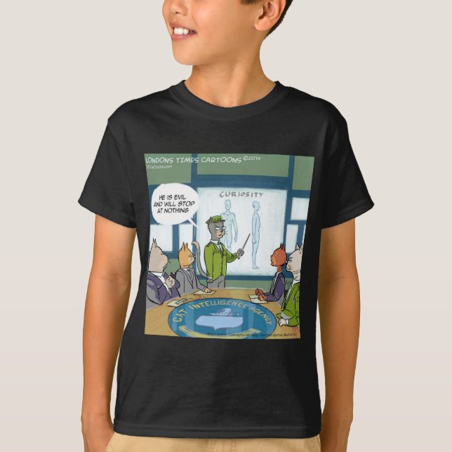 Cats Natural Enemy Funny T-Shirt (Front)