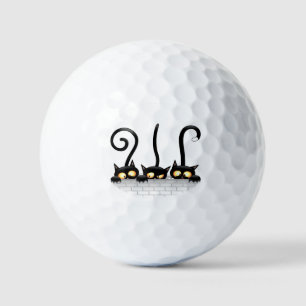 Cats Naughty, Playful and Funny Characters Golf Balls