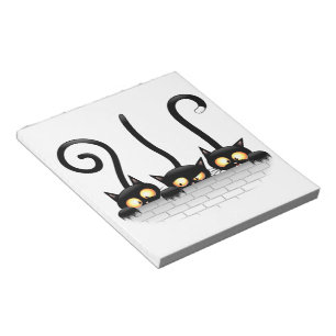 Cats Naughty, Playful and Funny Characters Notepad