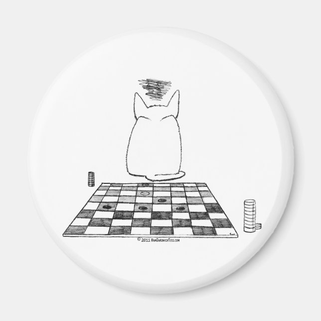 Cats Never Lose Magnet (Front)