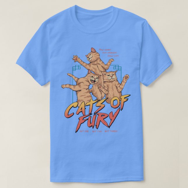 Cats of Fury  T-Shirt (Design Front)