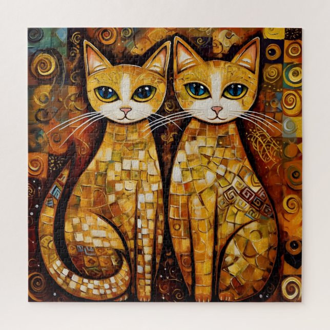 Cats of the sun jigsaw puzzle (Vertical)