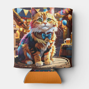 Cats Oktoberfest Can Cooler