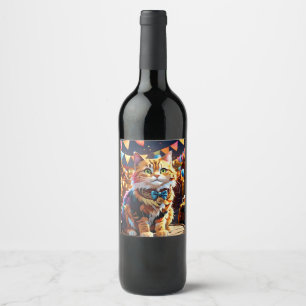 Cats Oktoberfest Wine Label