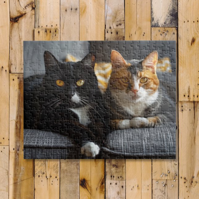 Cats on a sofa jigsaw puzzle (Creator Uploaded)
