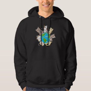 Cats On Earth I Cat  Cats on Earth  Cute Cats Hoodie