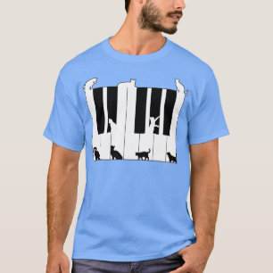 Cats On Piano Keys T-Shirt