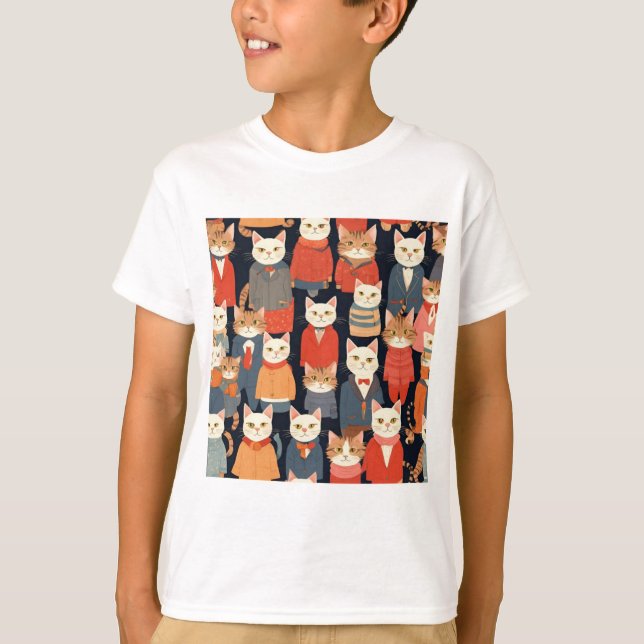 Cats on shirt (Front)