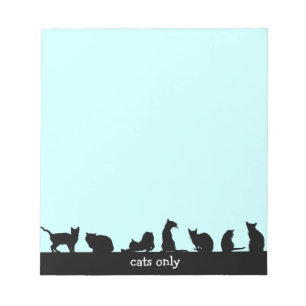 cats only notepad