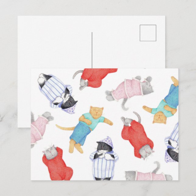 CATS PAJAMAS Postcard (Front/Back)