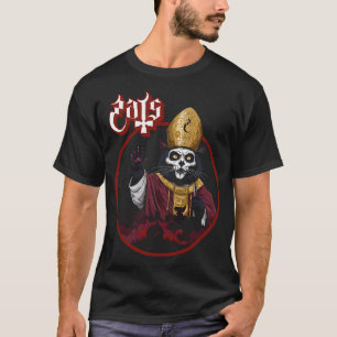 Cats Papa Emeritus III Ghost Cat Version T-Shirt