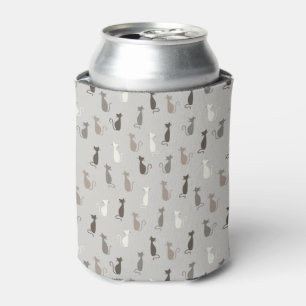Cats pattern can cooler