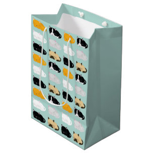 Cats Pattern Medium Gift Bag