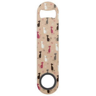 cats Pattern Pink
