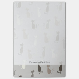 Cats pattern post-it notes