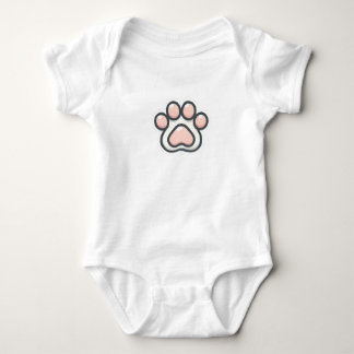 Cat's paw babysuits baby bodysuit
