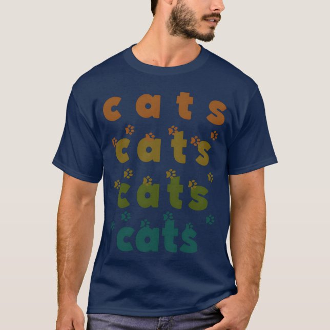 Cats Paw funny T-Shirt (Front)