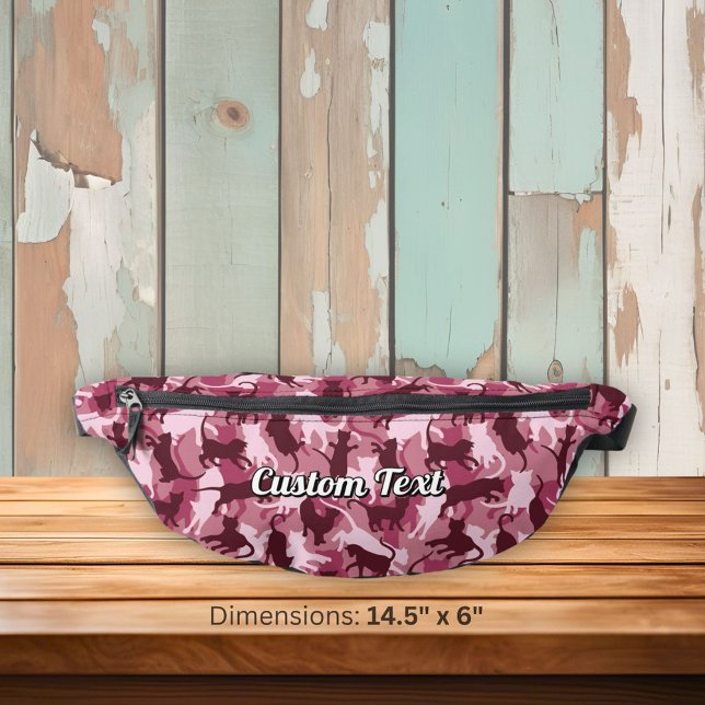 Cats Pink Camouflage Bum Bags (Creator Uploaded)