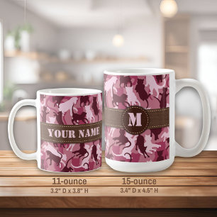 Cats Pink Camouflage Coffee Mug