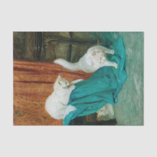 Cats Playing by Arhur Heyer Tissue Paper