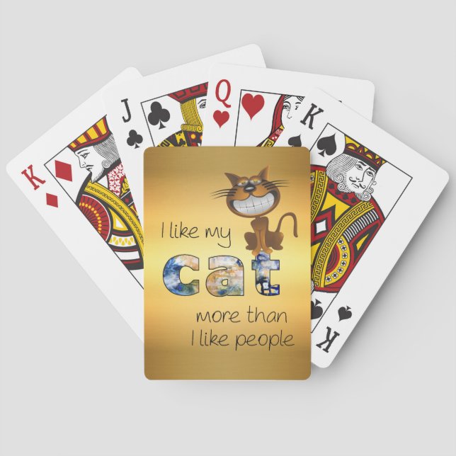 Cats Playing Cards (Back)