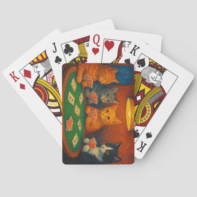 Cats Playing Cards (Back)