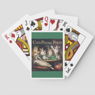 Cats Playing Cards
