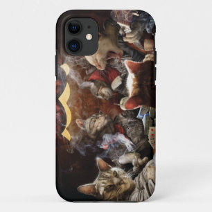 Cats playing poker Case-Mate iPhone case