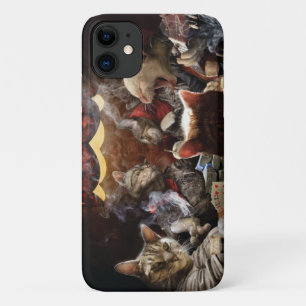 Cats playing poker Case-Mate iPhone case