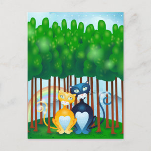 Cats Postcard