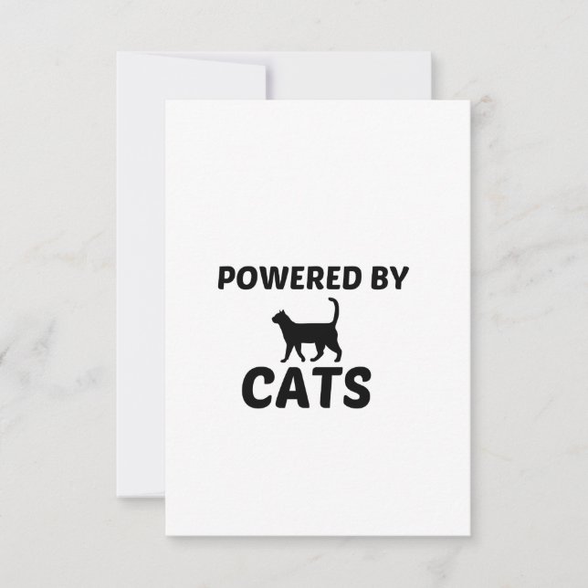 CATS POWERED THANK YOU CARD (Front)
