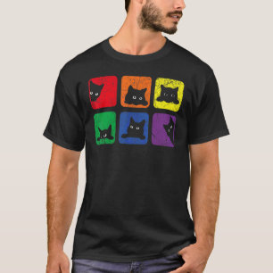 Cats Pride Cat  Lgbt Cat  Lgbtq Purride T-Shirt