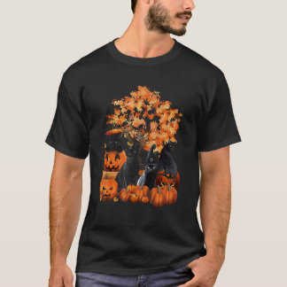 Cats Pumpkin Halloween T-Shirt