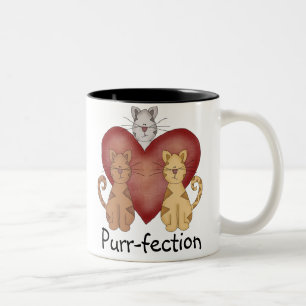 Cats Purr-fection Two-Tone Coffee Mug