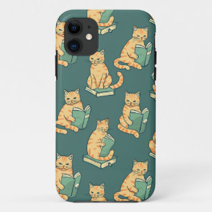 Cats Reading Books Case-Mate iPhone Case